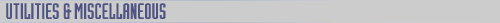 Utilities